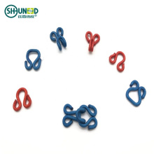 Wholesale garment accessories nylon fabric covered brass hook and eye tape for skirt and pants